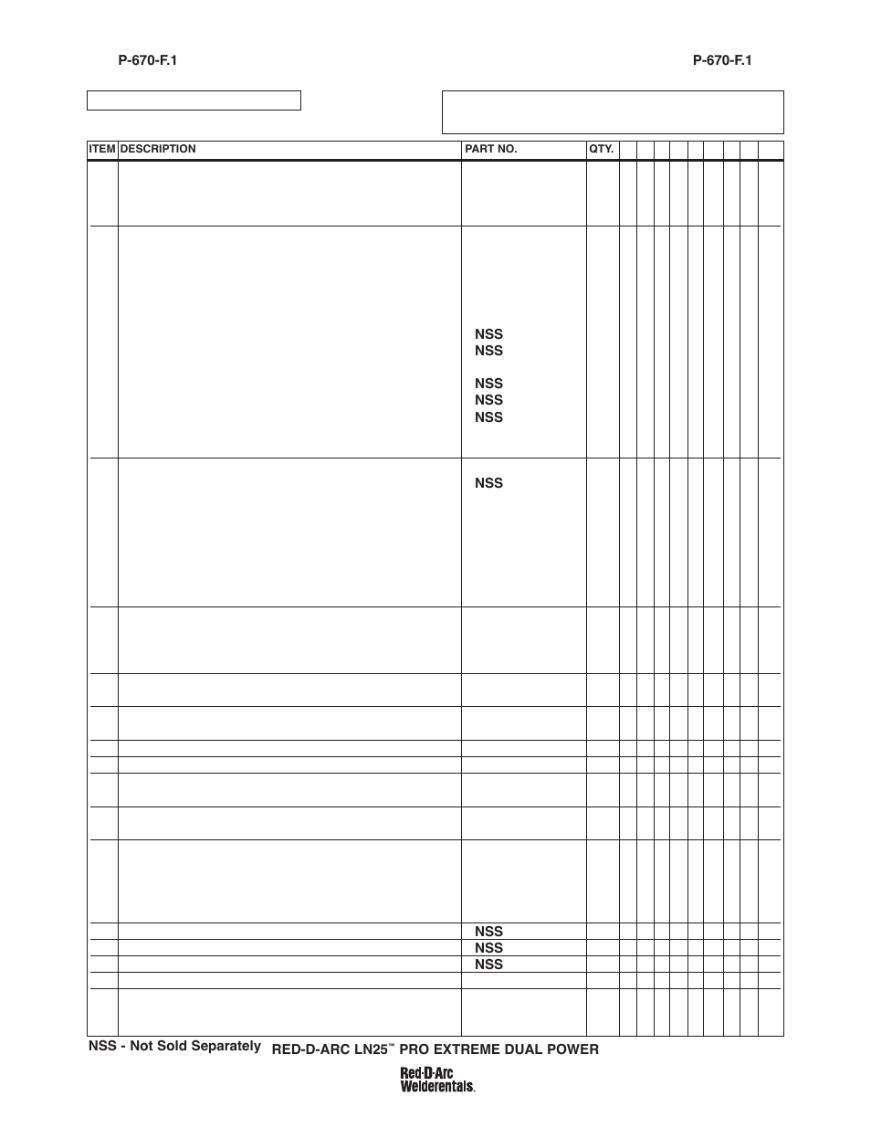 Lincoln Electric IM10080 RED-D-ARC LN-25 PRO EXTREME DUAL POWER User Manual | Page 59 / 68