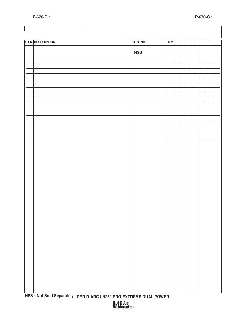 Lincoln Electric IM10080 RED-D-ARC LN-25 PRO EXTREME DUAL POWER User Manual | Page 63 / 68