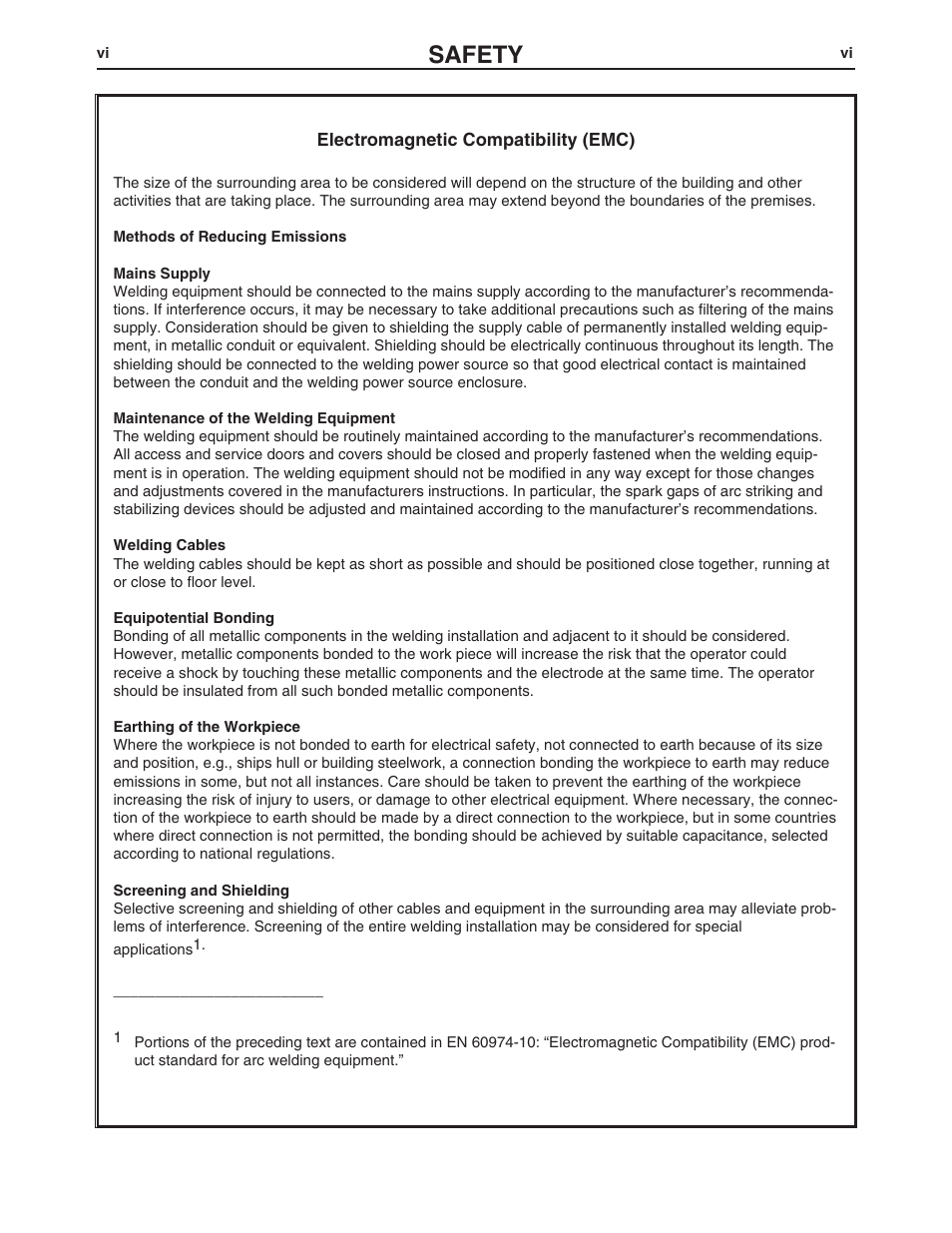 Safety | Lincoln Electric IM10080 RED-D-ARC LN-25 PRO EXTREME DUAL POWER User Manual | Page 7 / 68