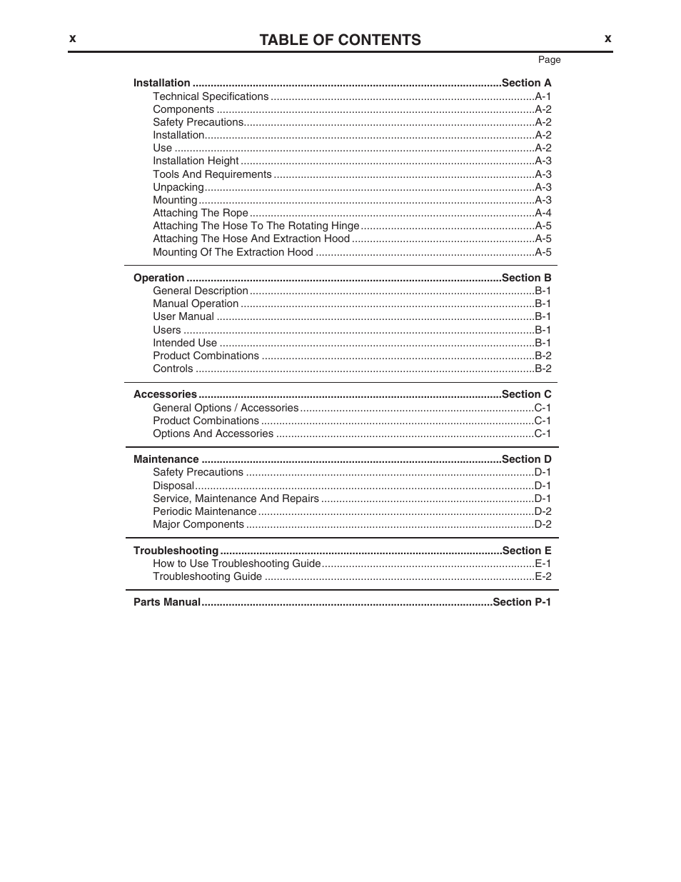 Lincoln Electric IM10108 LTA 2.0-CW TELESCOPIC EXTRACTION ARM User Manual | Page 7 / 22