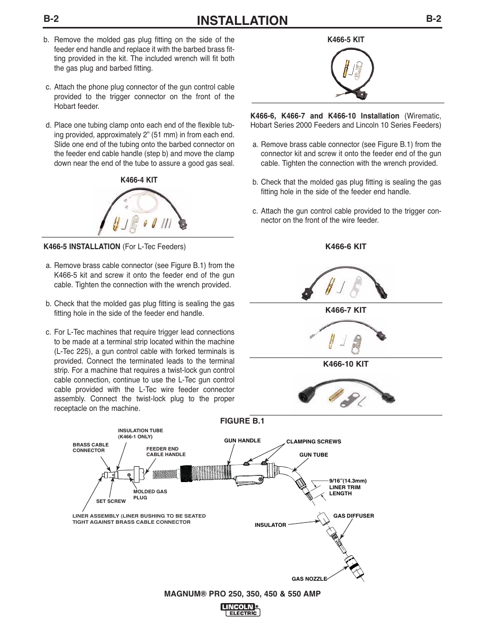 Installation | Lincoln Electric IM10009 MAGNUM PRO 250_350_450_550 User Manual | Page 12 / 27