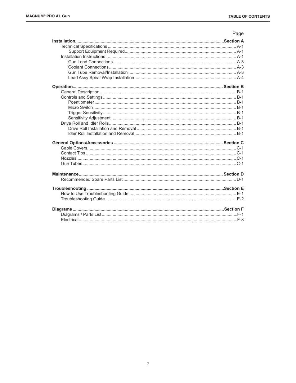 Lincoln Electric IM10168 K3355-,K3356-,K3357-,K3358- MAGNUM PRO AL Push Pull Gun User Manual | Page 7 / 28