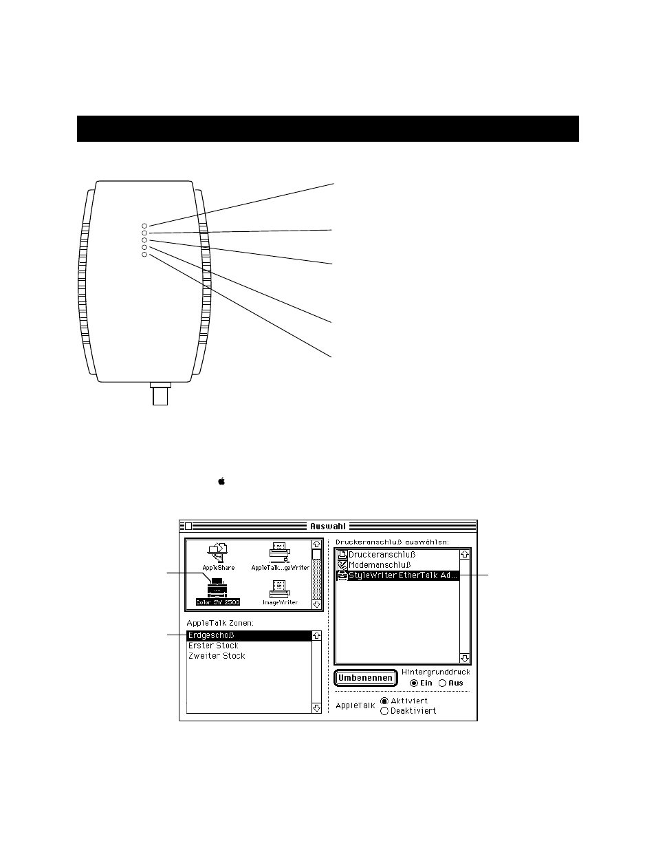 Apple StyleWriter EtherTalk Adapter User Manual | Page 8 / 19