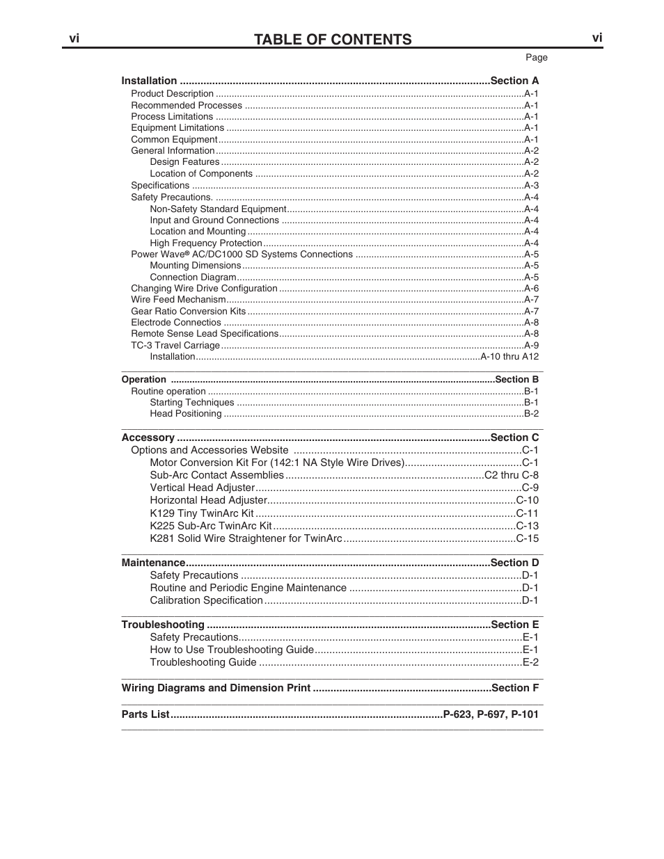 Lincoln Electric IM10024 MAXsa 22_29 Wire Drive User Manual | Page 7 / 50