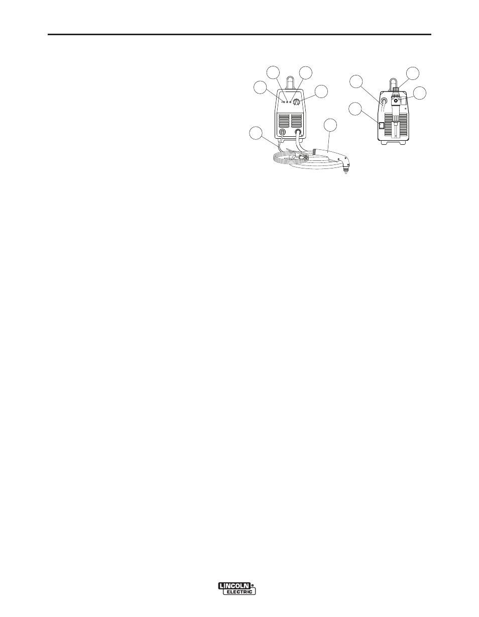 Operation, Controls and settings, User responsibility | Design features and advantages, Cutting capability, Torch consumables, Limitations | Lincoln Electric IM10006 PLASMA 20 User Manual | Page 12 / 24