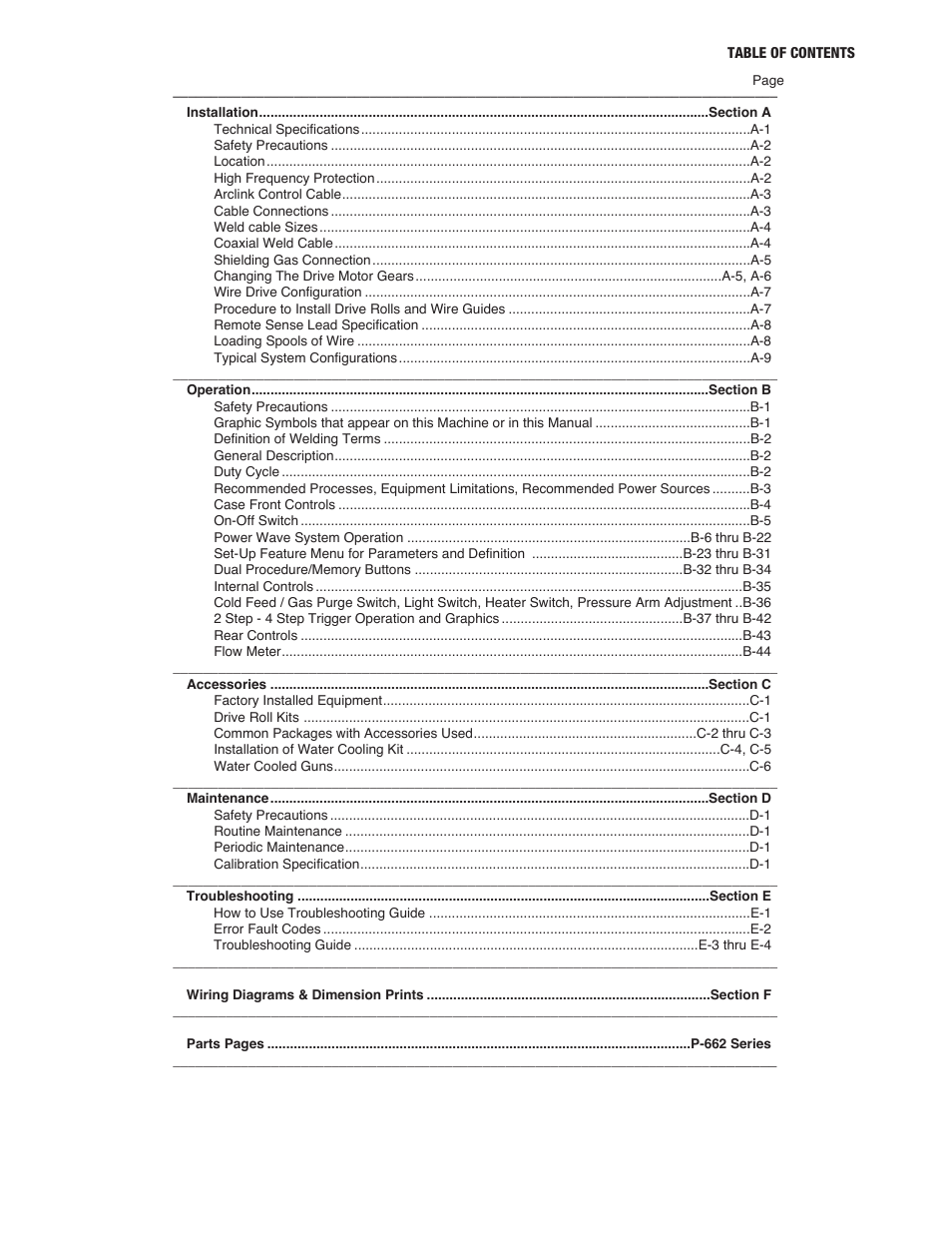 Lincoln Electric IM10077 POWER FEED 25M User Manual | Page 7 / 92