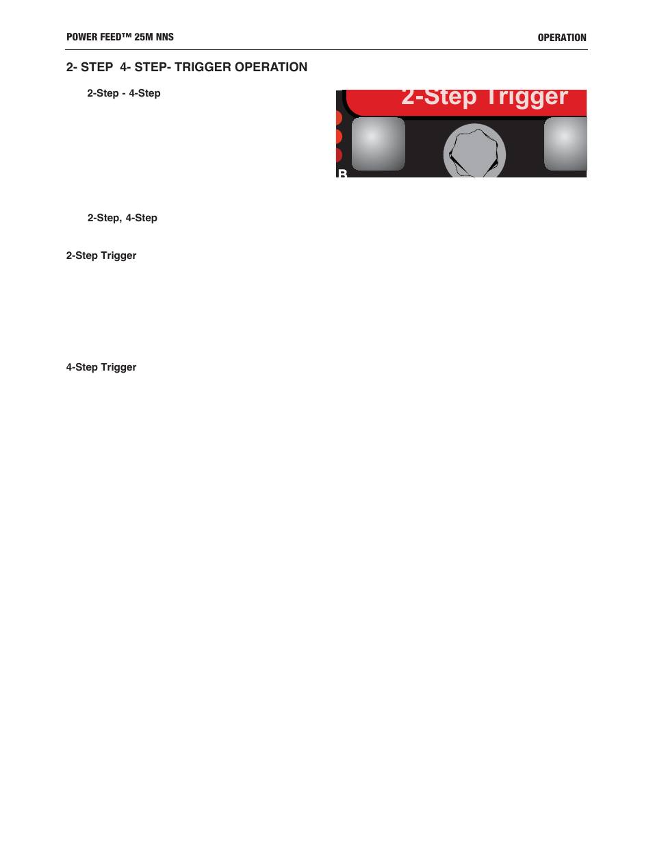 Step trigger | Lincoln Electric IM10180 POWER FEED 25M NNS User Manual | Page 27 / 72