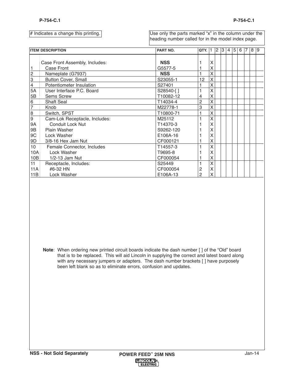 Lincoln Electric IM10180 POWER FEED 25M NNS User Manual | Page 61 / 72