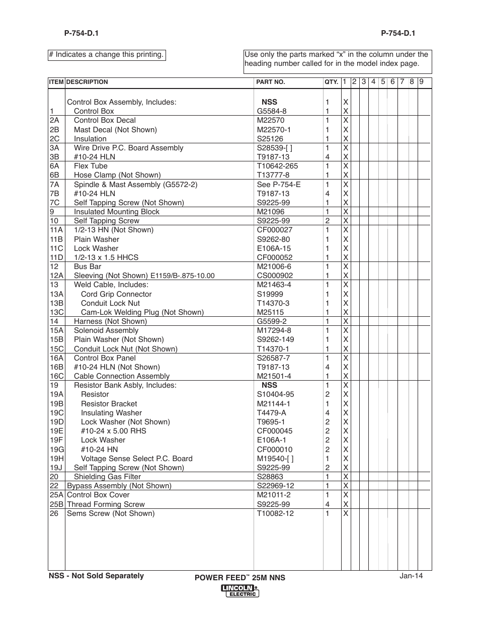 Lincoln Electric IM10180 POWER FEED 25M NNS User Manual | Page 63 / 72
