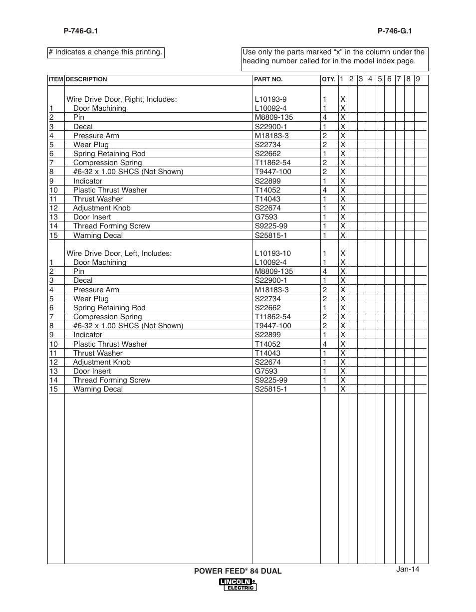 Lincoln Electric IM10178 POWER FEED 84 U.I. CONTROL BOX User Manual | Page 109 / 136