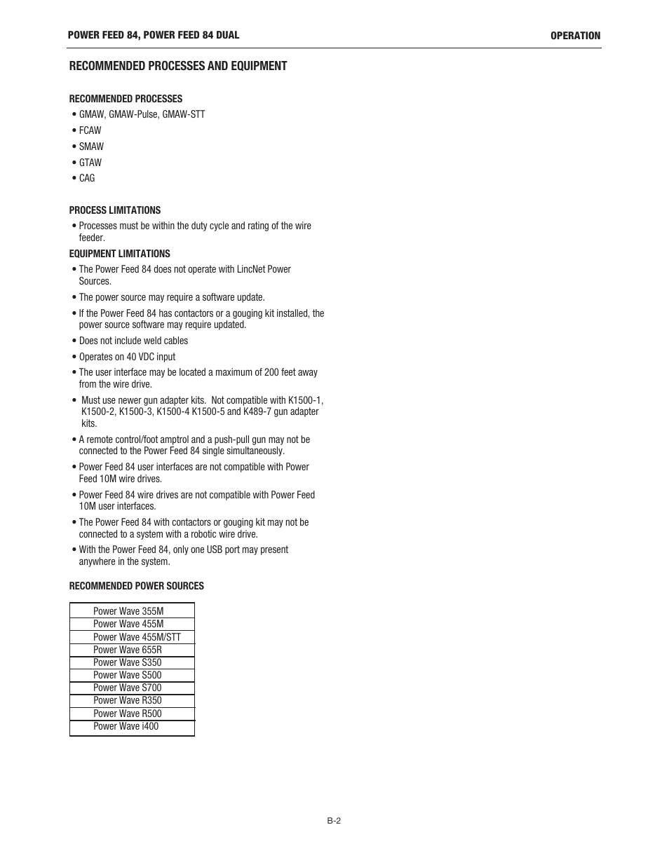Lincoln Electric IM10178 POWER FEED 84 U.I. CONTROL BOX User Manual | Page 38 / 136