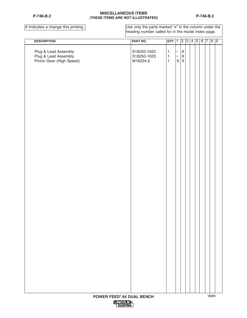 Lincoln Electric IM10178 POWER FEED 84 U.I. CONTROL BOX User Manual | Page 96 / 136