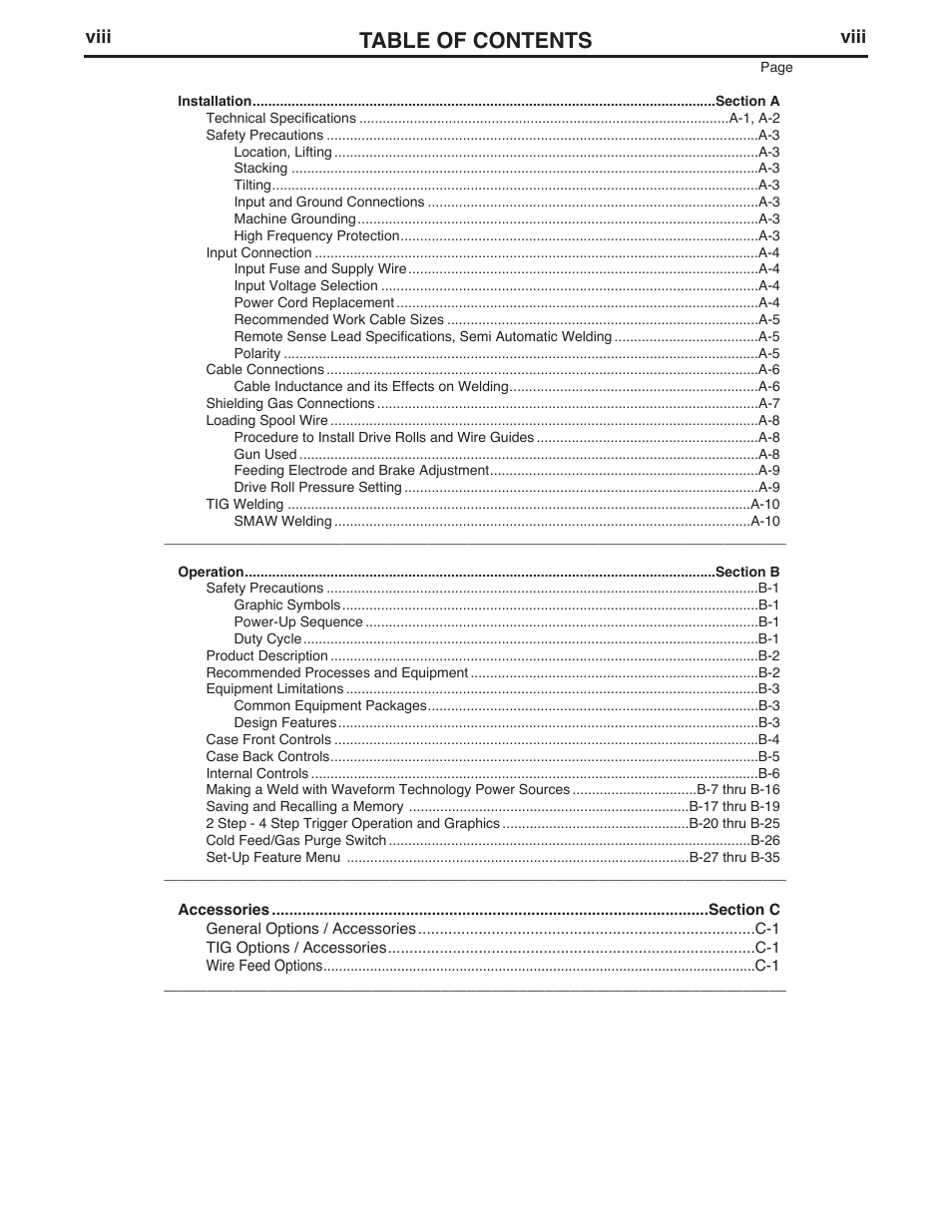 Lincoln Electric IM10038 POWER WAVE C300CE User Manual | Page 9 / 72
