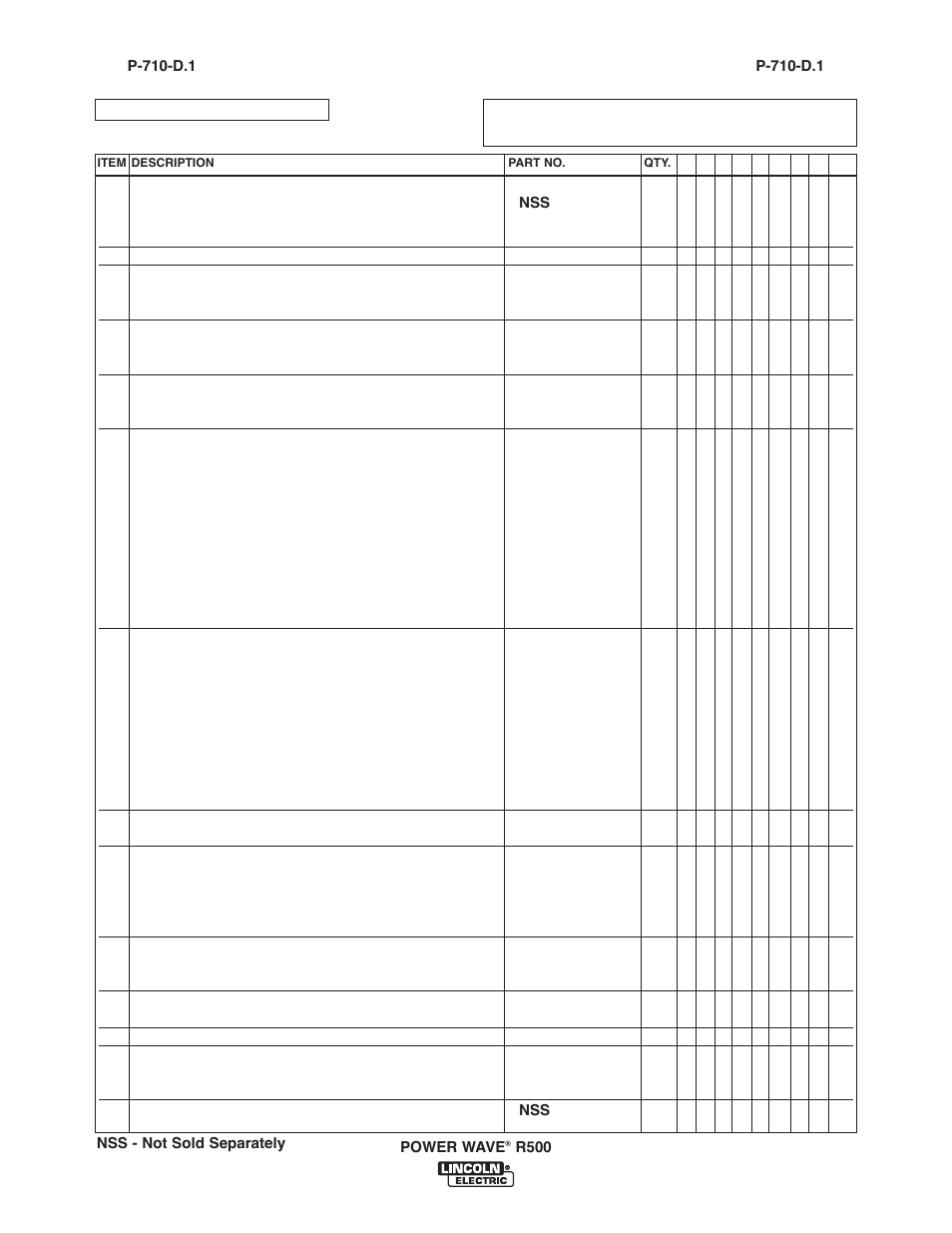 Lincoln Electric IM10133 POWER WAVE R500 User Manual | Page 45 / 56