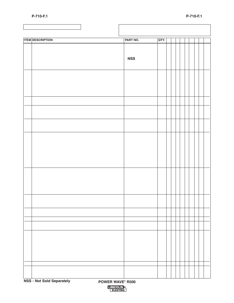 Lincoln Electric IM10133 POWER WAVE R500 User Manual | Page 51 / 56