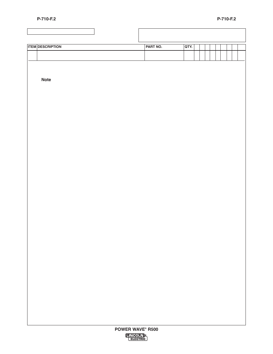 Lincoln Electric IM10133 POWER WAVE R500 User Manual | Page 52 / 56