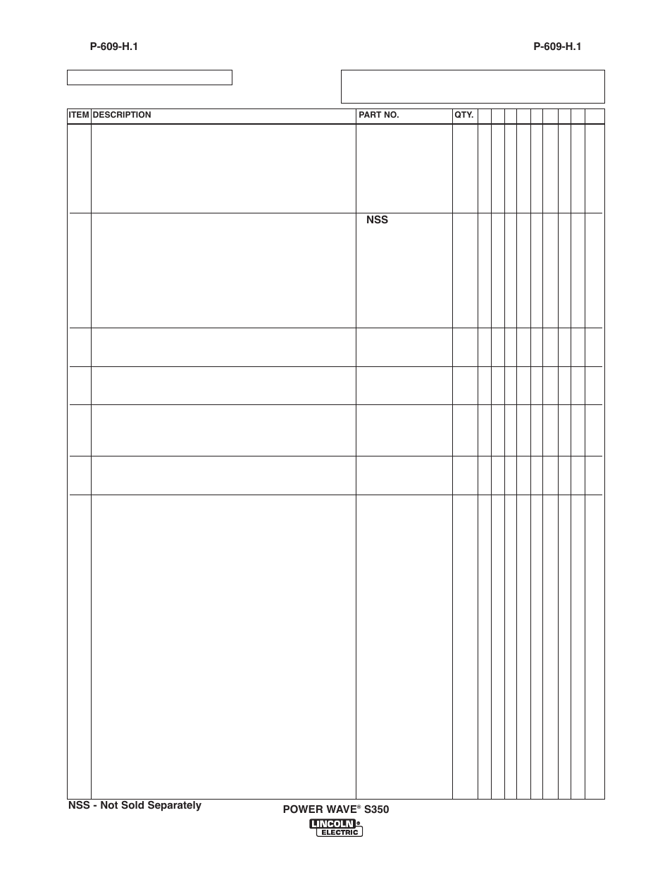 Lincoln Electric IM10007 POWER WAVE S350 User Manual | Page 59 / 60