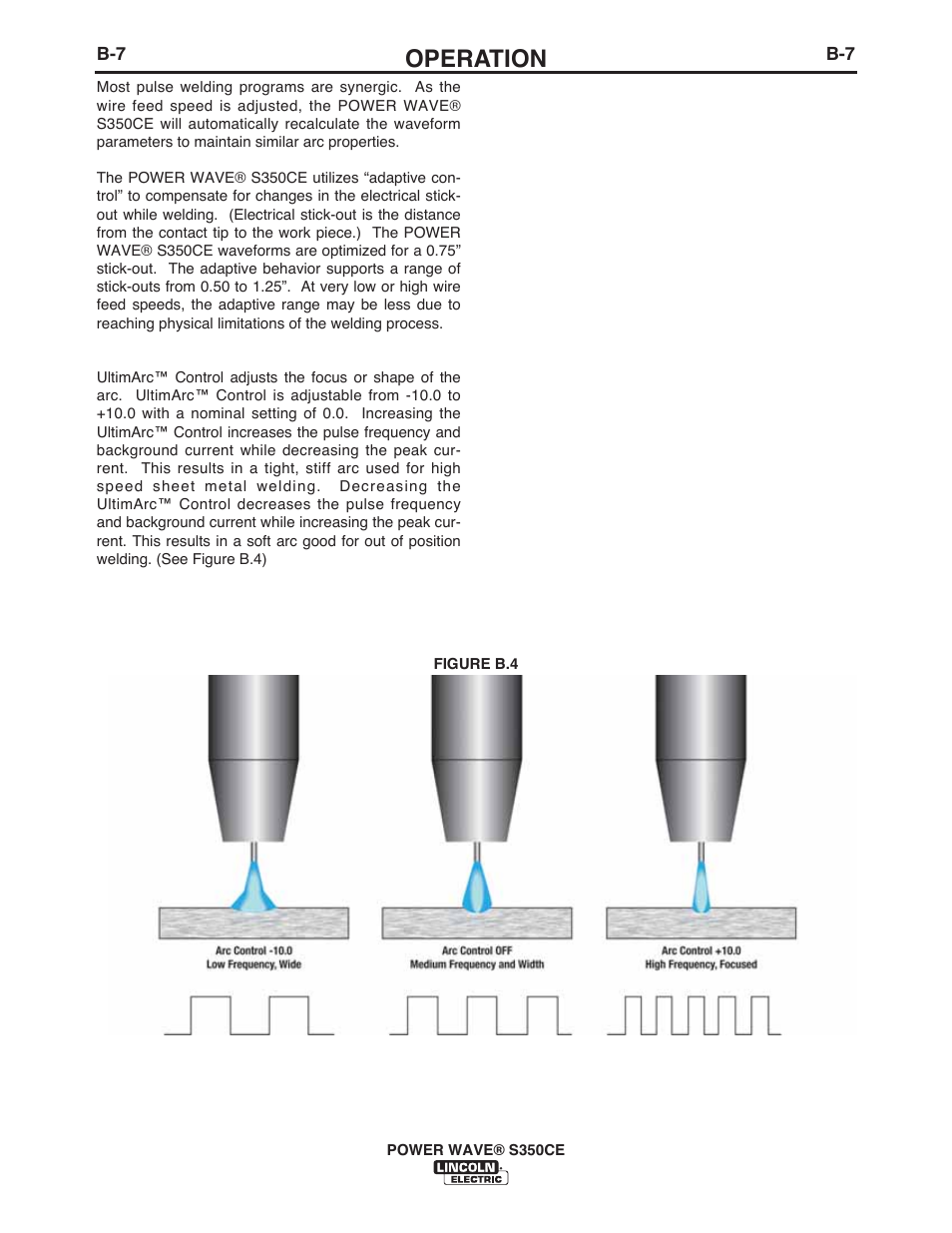 Operation | Lincoln Electric IM10029 POWER WAVE S350CE User Manual | Page 27 / 43