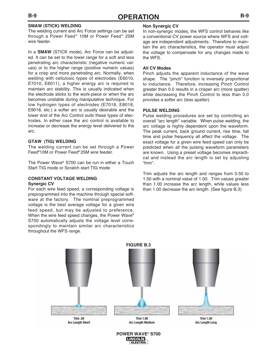 Operation | Lincoln Electric IM10144 POWER WAVE S700 User Manual | Page 35 / 48