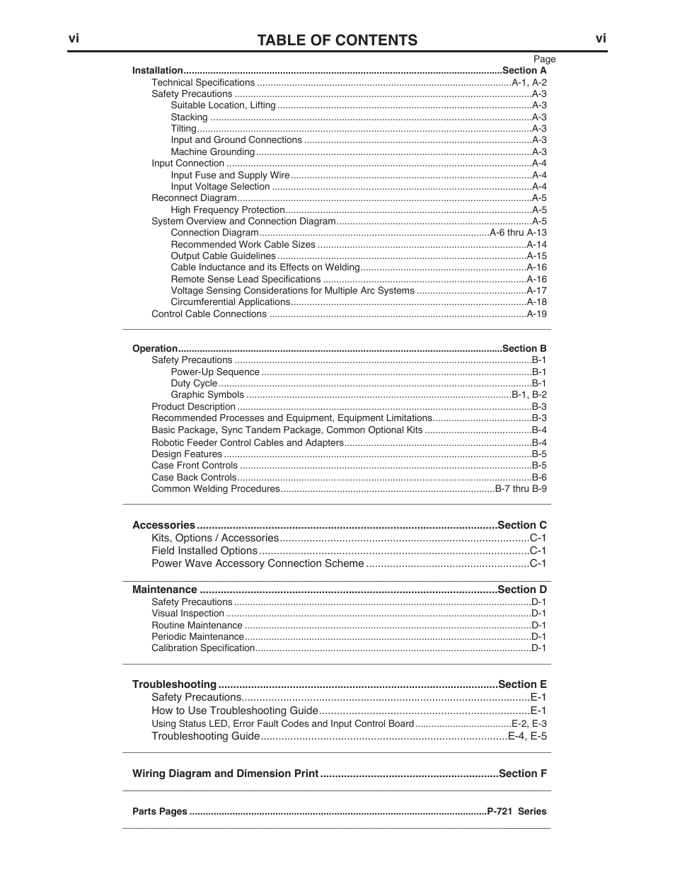 Lincoln Electric IM10144 POWER WAVE S700 User Manual | Page 7 / 48