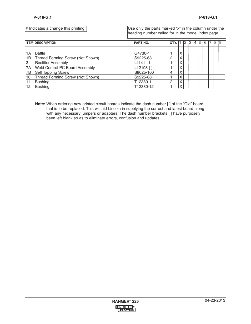 Lincoln Electric IM10017 RANGER 225 User Manual | Page 47 / 56