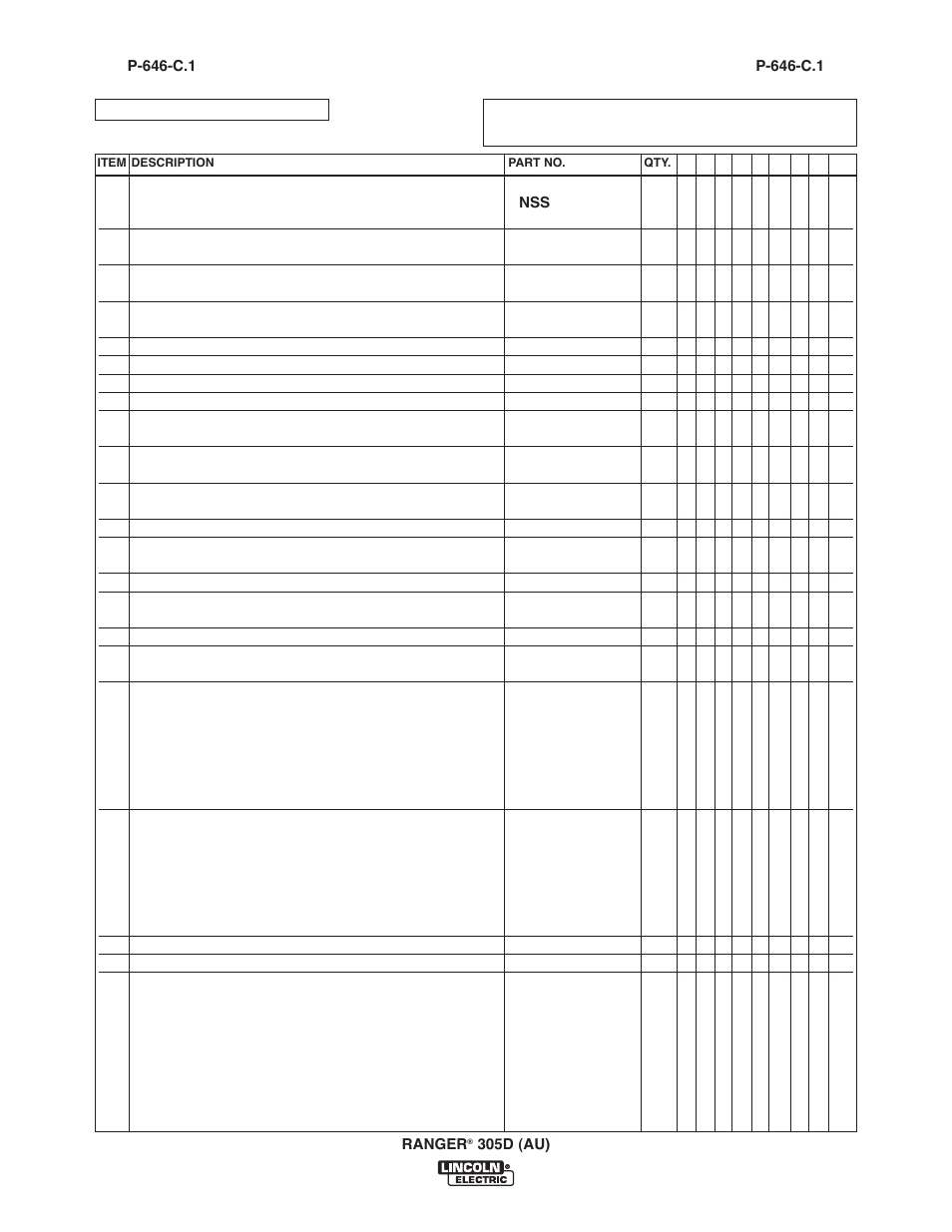 Lincoln Electric IM10053 RANGER 305 D (AU) User Manual | Page 53 / 72