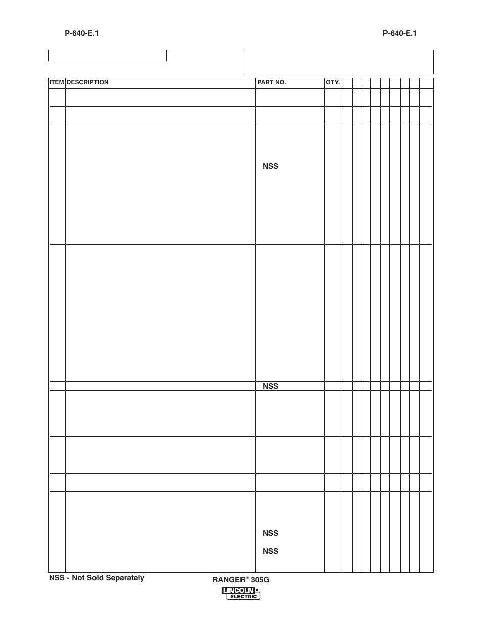 Lincoln Electric IM10042 RANGER 305 G User Manual | Page 57 / 68