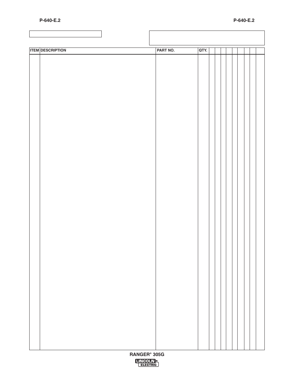 Lincoln Electric IM10042 RANGER 305 G User Manual | Page 58 / 68