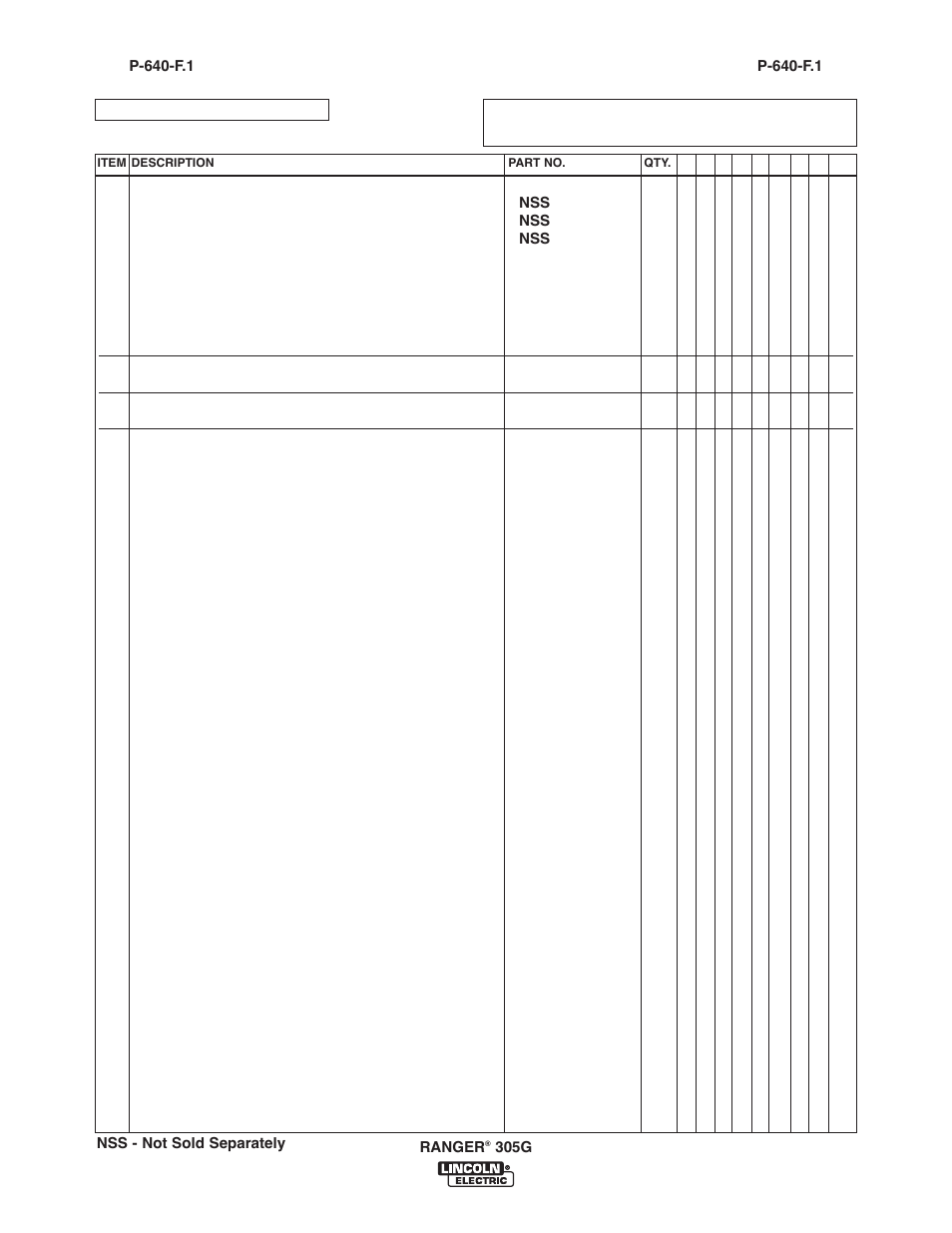 Lincoln Electric IM10042 RANGER 305 G User Manual | Page 61 / 68