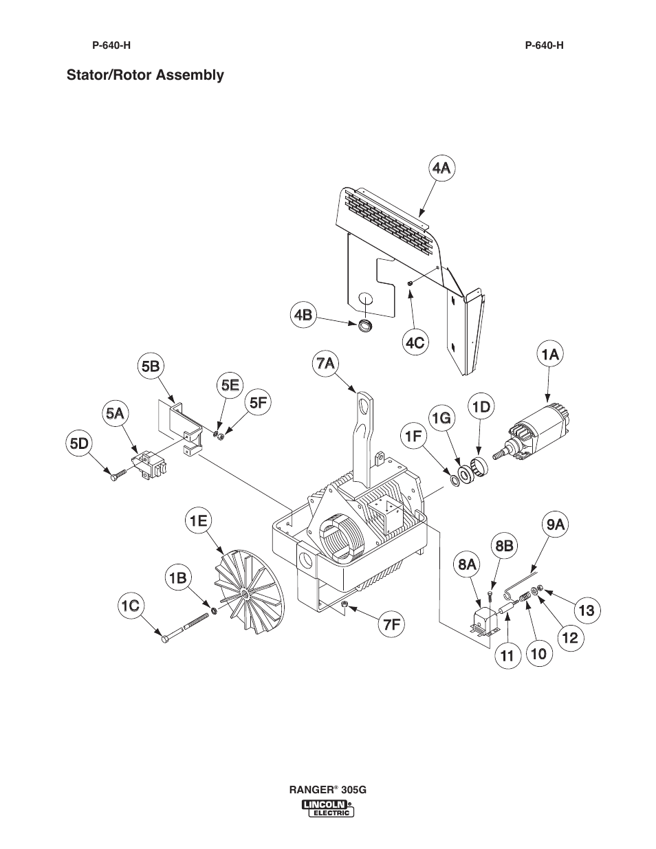 Lincoln Electric IM10042 RANGER 305 G User Manual | Page 64 / 68