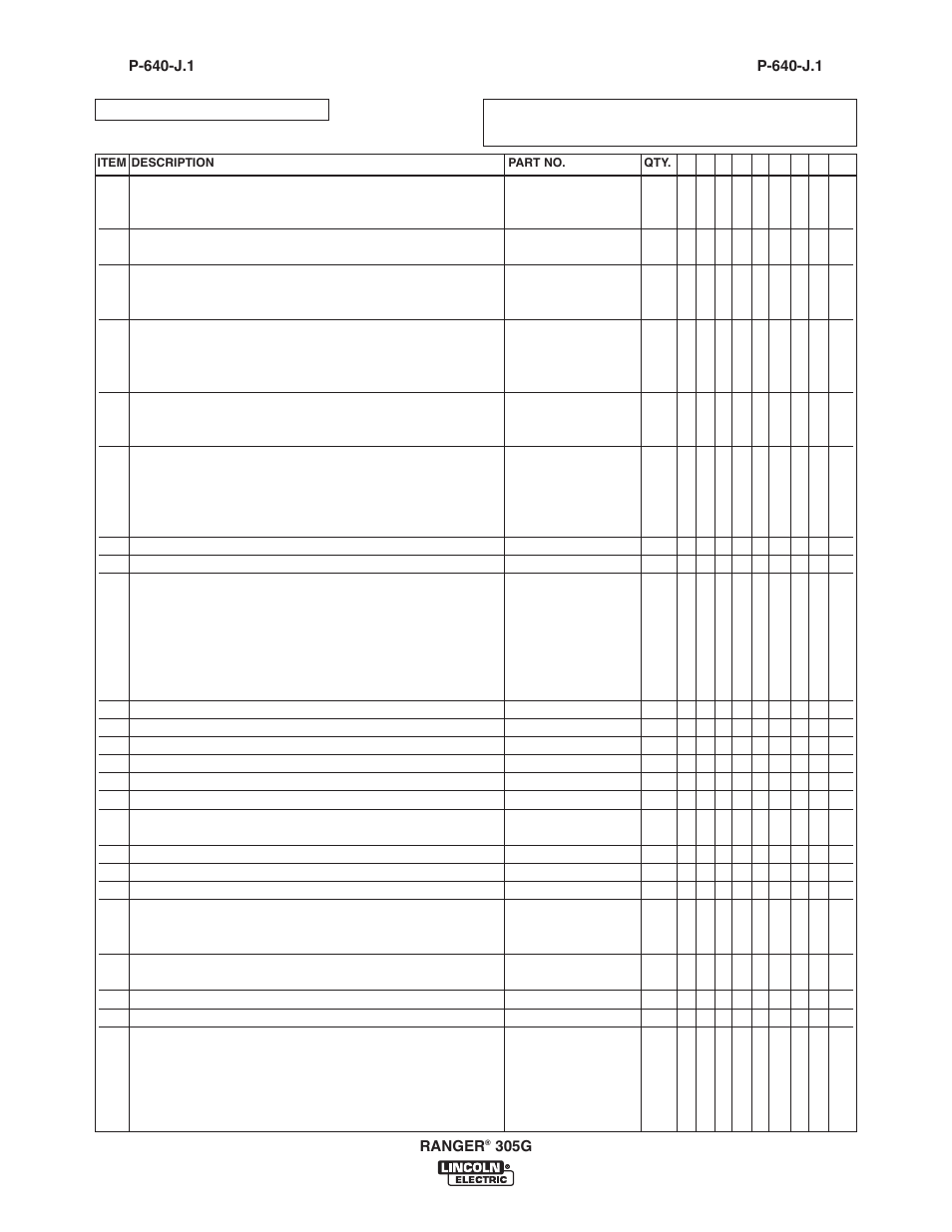 Lincoln Electric IM10042 RANGER 305 G User Manual | Page 67 / 68