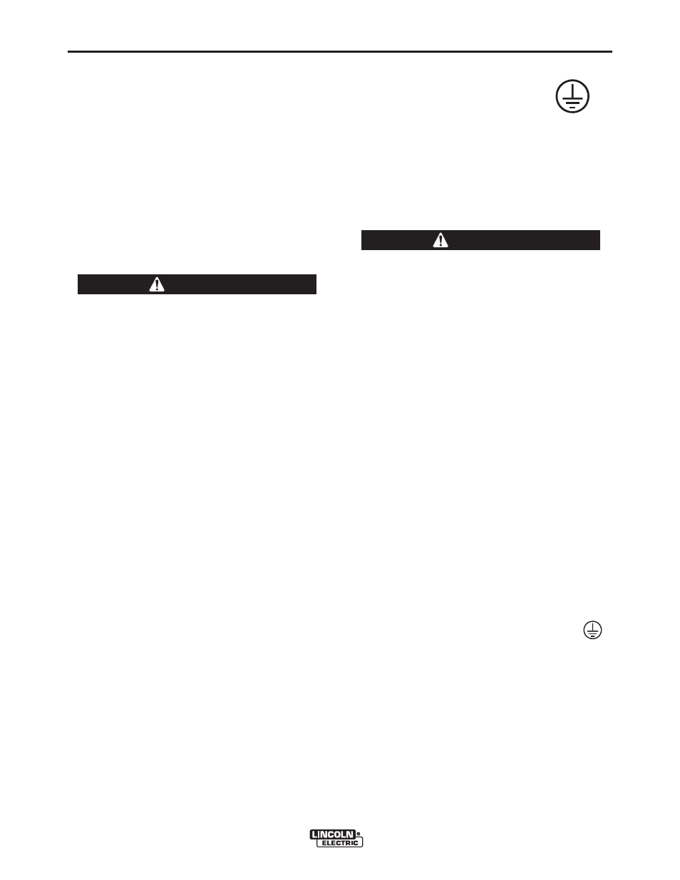 Installation, Electrical connections, Warning caution | Lincoln Electric IM10158 RANGER 305 G EFI User Manual | Page 12 / 64