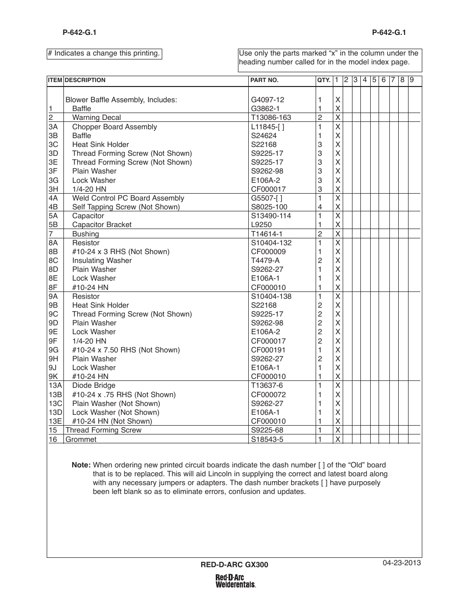 Lincoln Electric IM10047 RED-D-ARC GX300 User Manual | Page 61 / 68