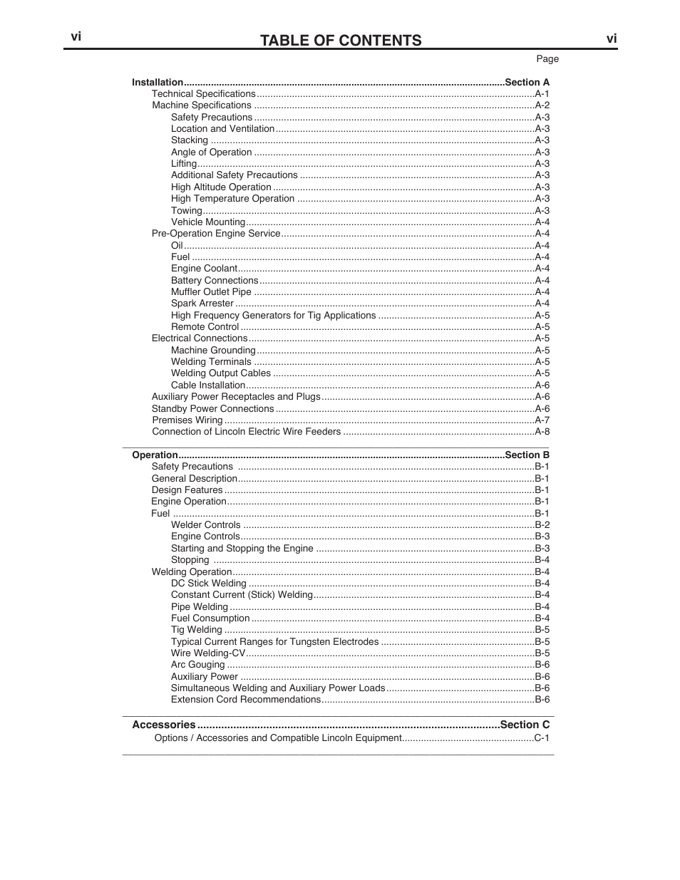 Lincoln Electric IM10047 RED-D-ARC GX300 User Manual | Page 7 / 68