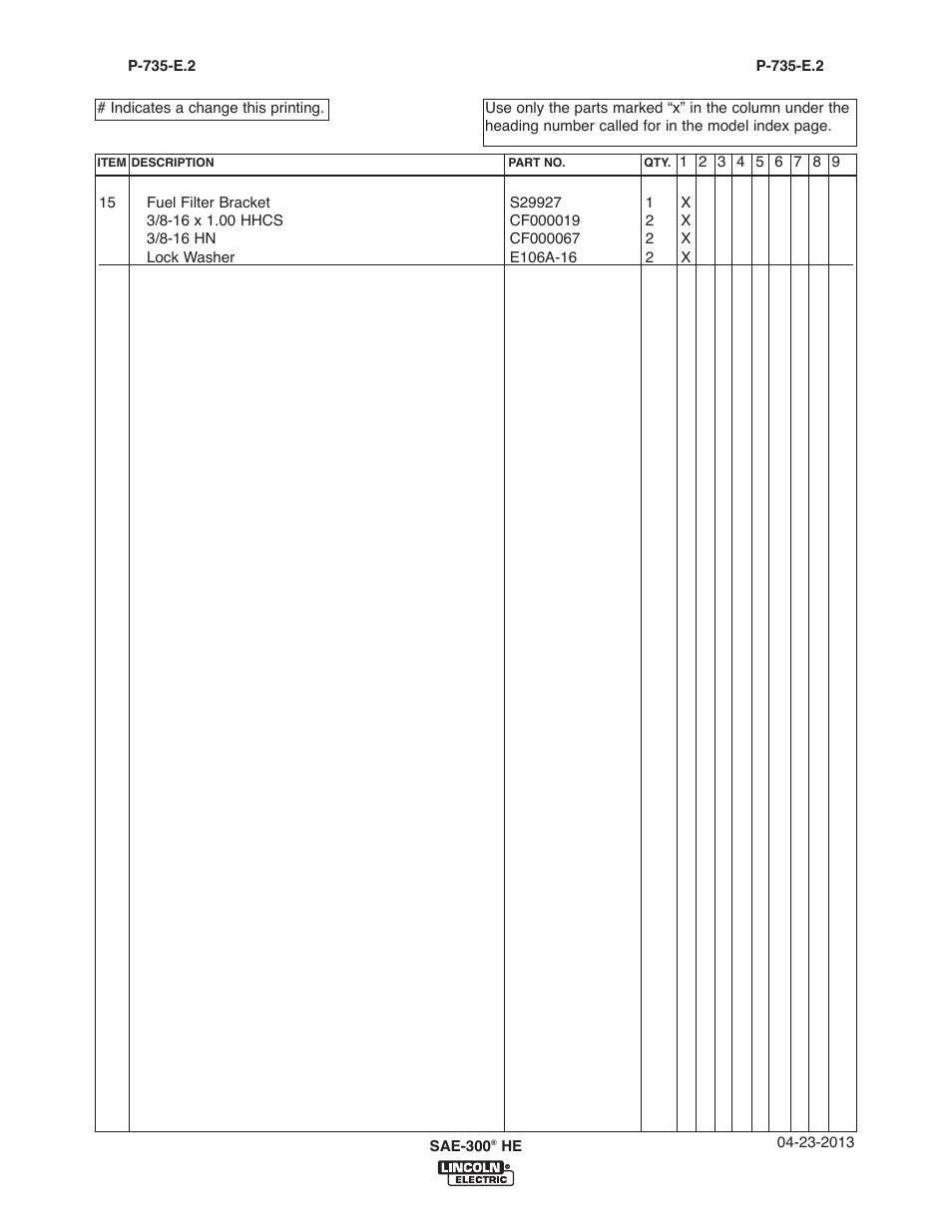 Lincoln Electric IM10154 SAE-300 HE User Manual | Page 48 / 64