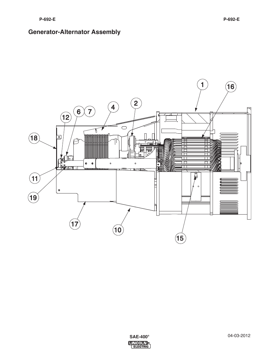 Lincoln Electric IM10122 SAE400 User Manual | Page 42 / 60