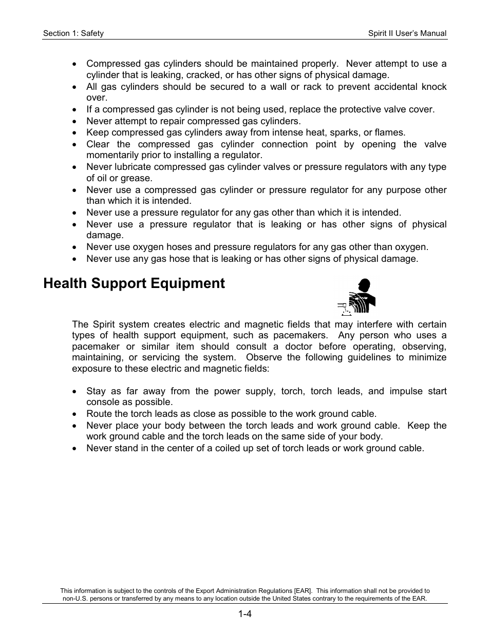 Health support equipment | Lincoln Electric 718113 Spirit II 150 User Manual | Page 10 / 156