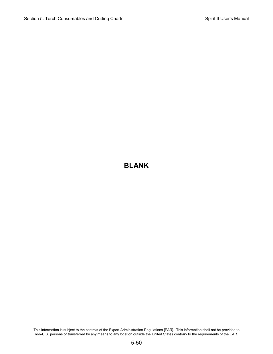 Blank | Lincoln Electric 718115 Spirit II 275 User Manual | Page 120 / 170