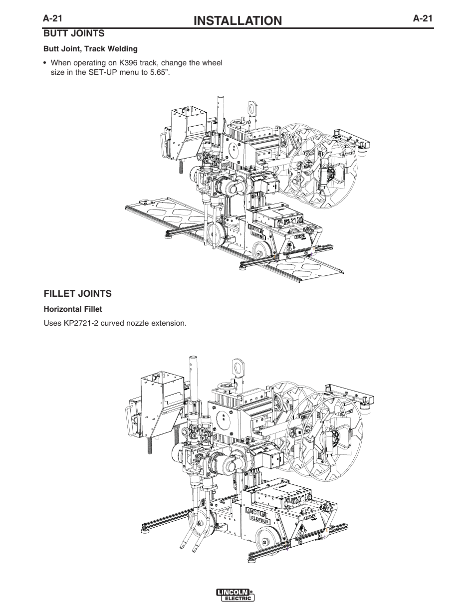 Installation | Lincoln Electric IM10114 TANDEM CRUISER User Manual | Page 28 / 64