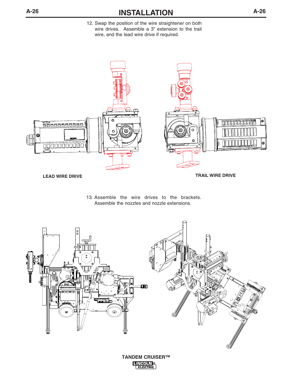 Installation | Lincoln Electric IM10114 TANDEM CRUISER User Manual | Page 33 / 64