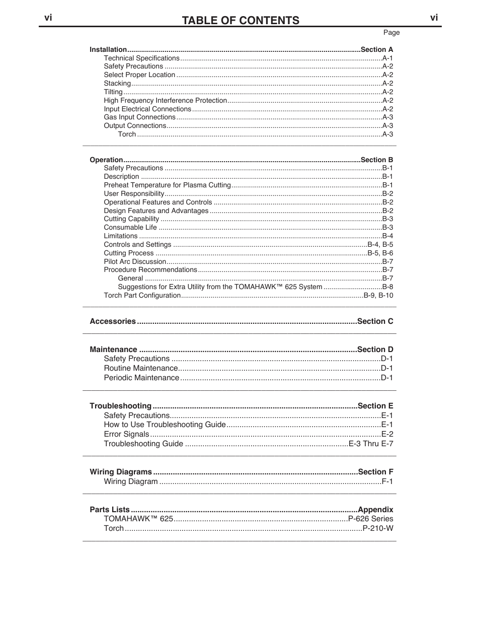 Lincoln Electric IM10020 TOMAHAWK 625 User Manual | Page 7 / 34