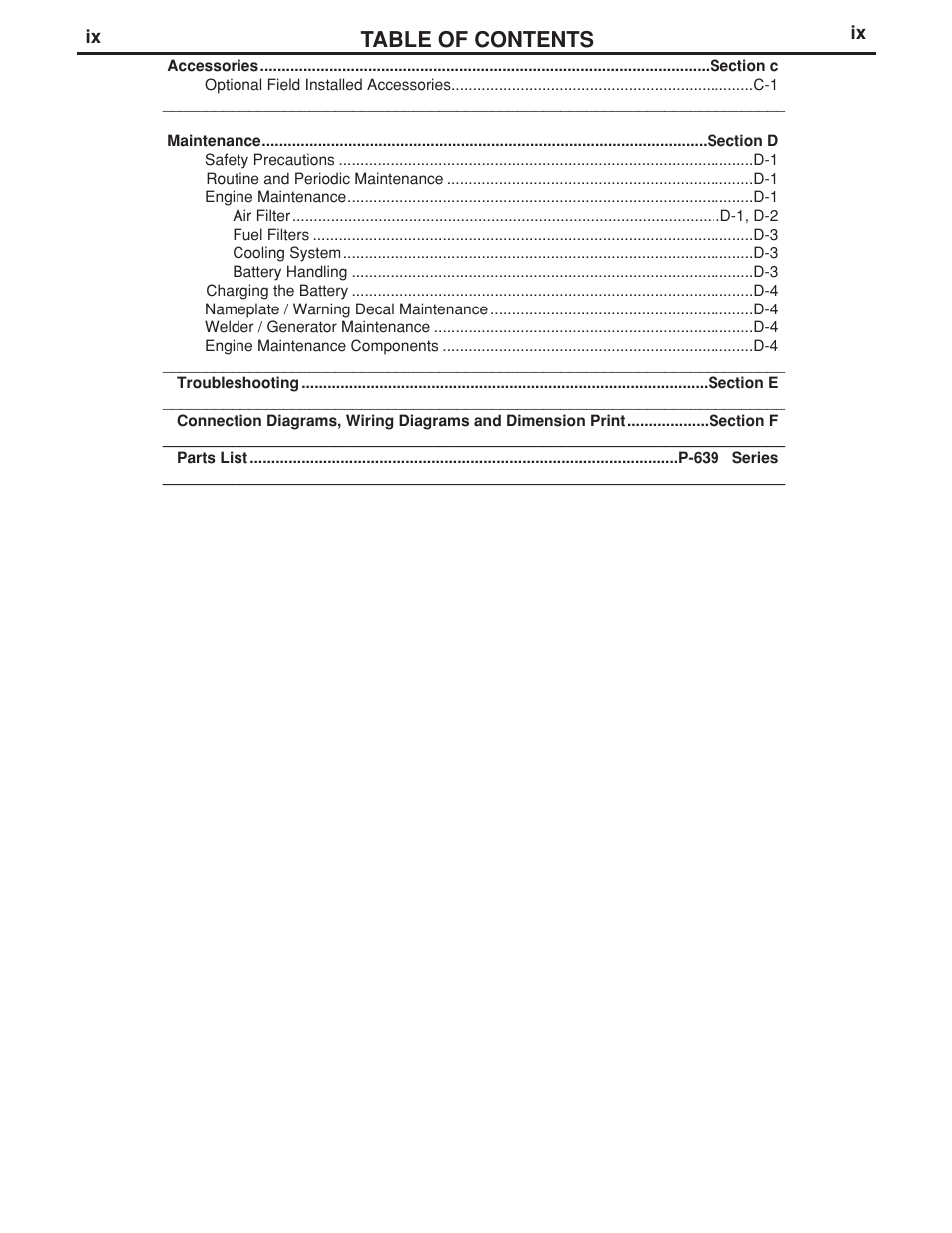 Lincoln Electric IM10044 VANTAGE 575 CUMMINS User Manual | Page 10 / 53