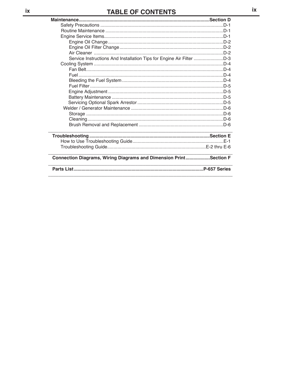 Lincoln Electric IM10064 VANTAGE 580 User Manual | Page 10 / 53