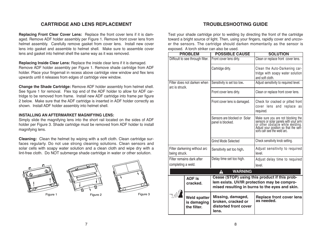 Lincoln Electric IM10150 VIKING 1740 SERIES AUTO-DARKENING HELMETS User Manual | Page 10 / 12