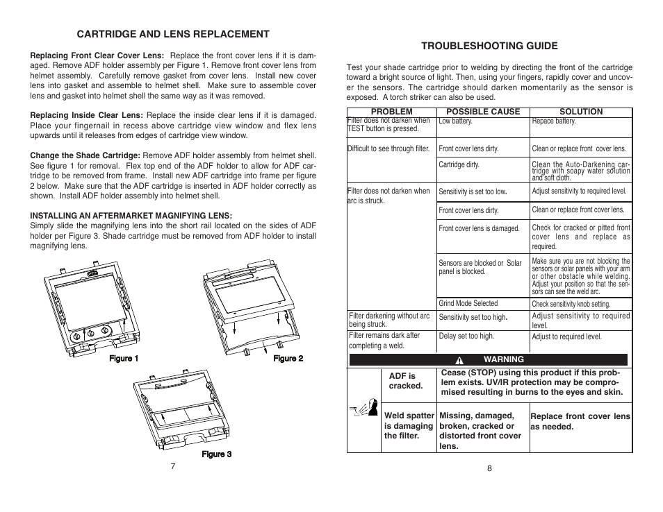 Lincoln Electric IM10095 VIKING 3350 SERIES AUTO-DARKENING HELMETS User Manual | Page 10 / 12