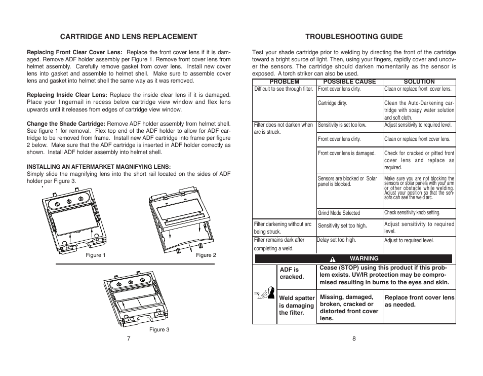 Lincoln Electric IM10081 VIKING 2450 SERIES AUTO-DARKENING HELMETS User Manual | Page 10 / 12