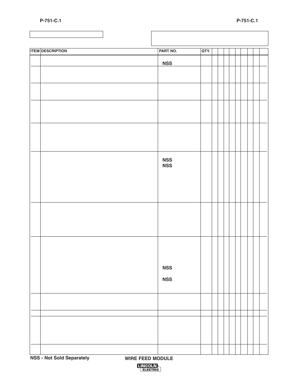 Lincoln Electric IM10171 WIRE FEED MODULE User Manual | Page 31 / 36