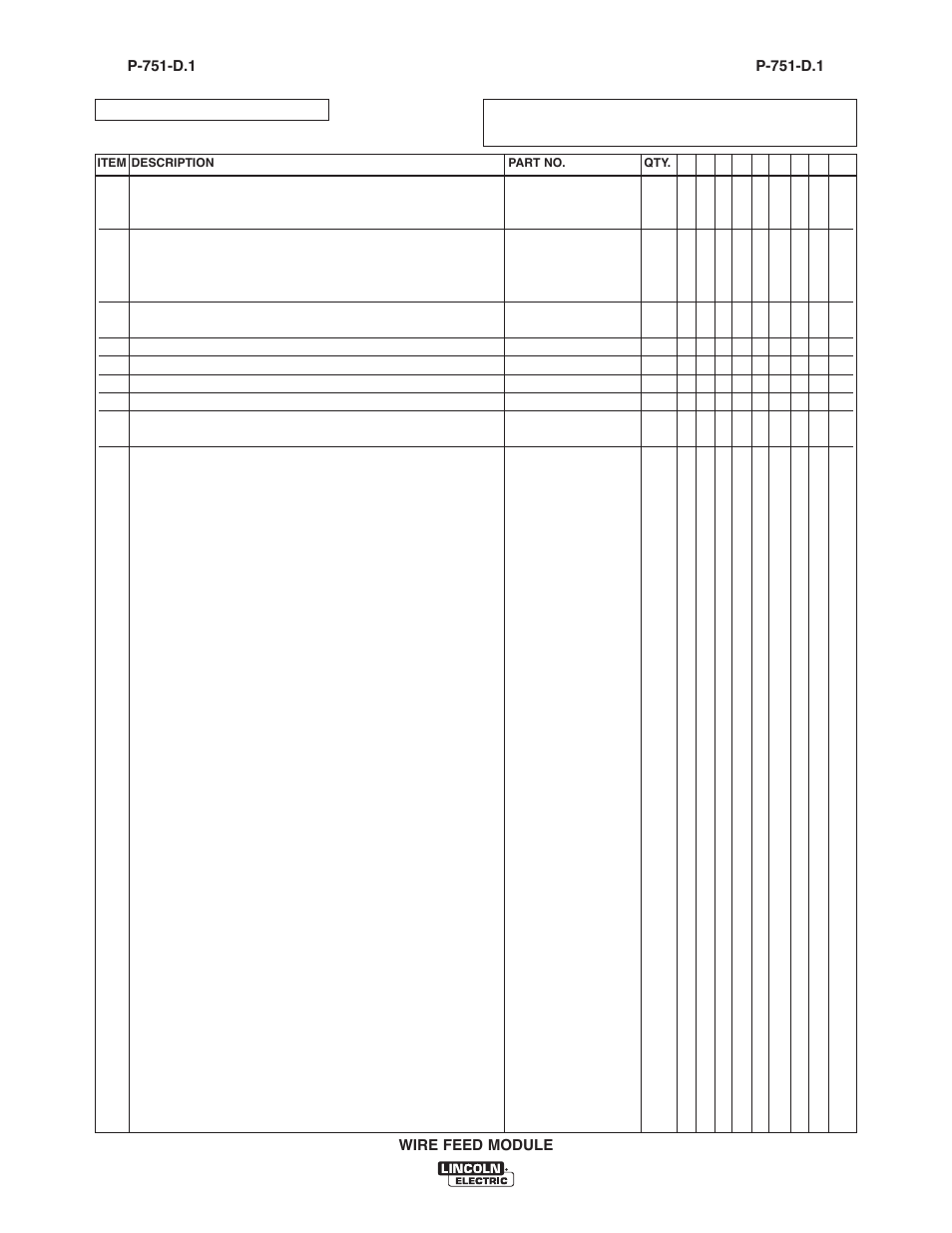 Lincoln Electric IM10171 WIRE FEED MODULE User Manual | Page 35 / 36