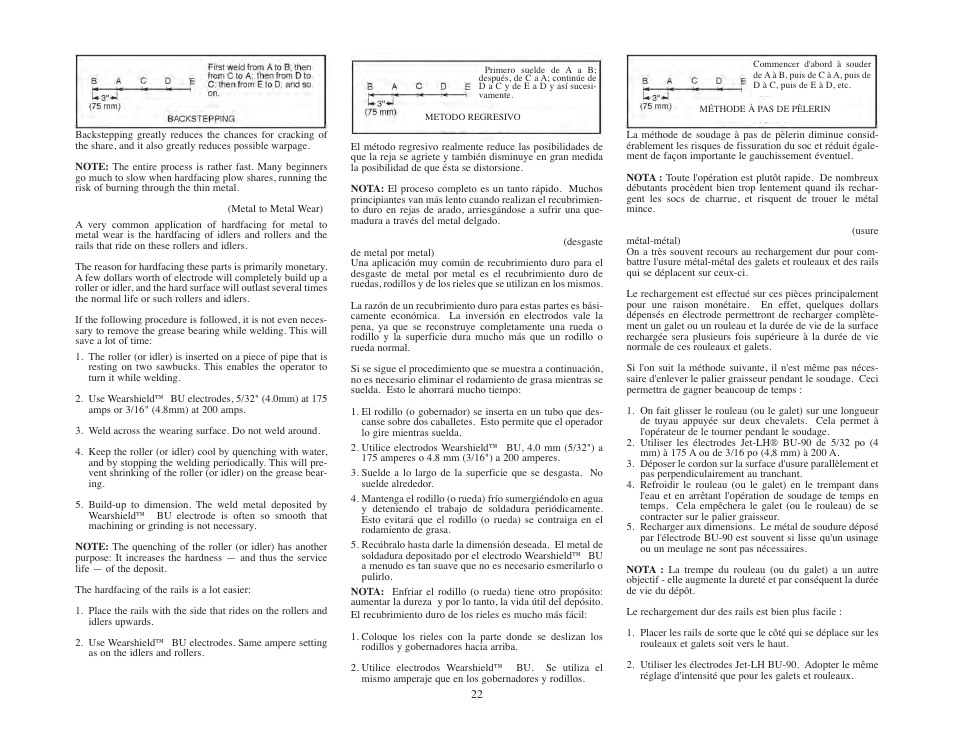 Lincoln Electric IMT545 AC-225 GLM User Manual | Page 22 / 40