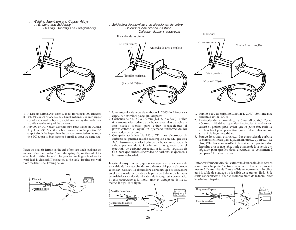 Lincoln Electric IMT545 AC-225 GLM User Manual | Page 26 / 40